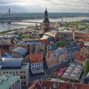 Riga von oben