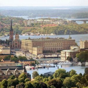 Luftaufnahme von Stockholm