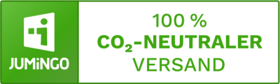 JUMiNGO-Siegel - 100% CO2-neutraler Versand
